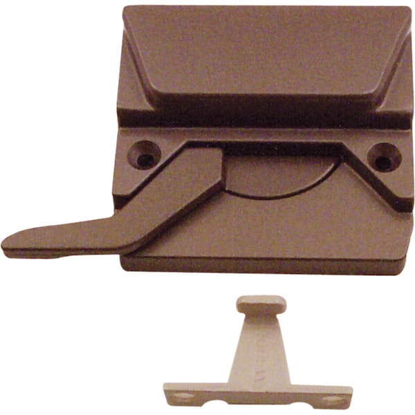 Bronze Right-Hand Casement Window Low-Profile Sash Lock Single Pack